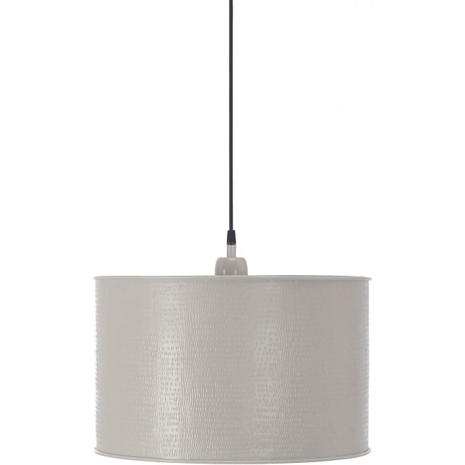 Beżowa metalowa lampa wisząca Riley 40cm